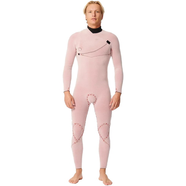 2025 Rip Curl Mens Flashbomb Fusion 4/3mm Zip Free Wetsuit 15PMFS - Black